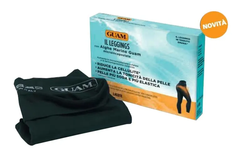 Guam Leggings Con Alghe Marine Guam Microincapsulate Tg XS-S Colore Nero