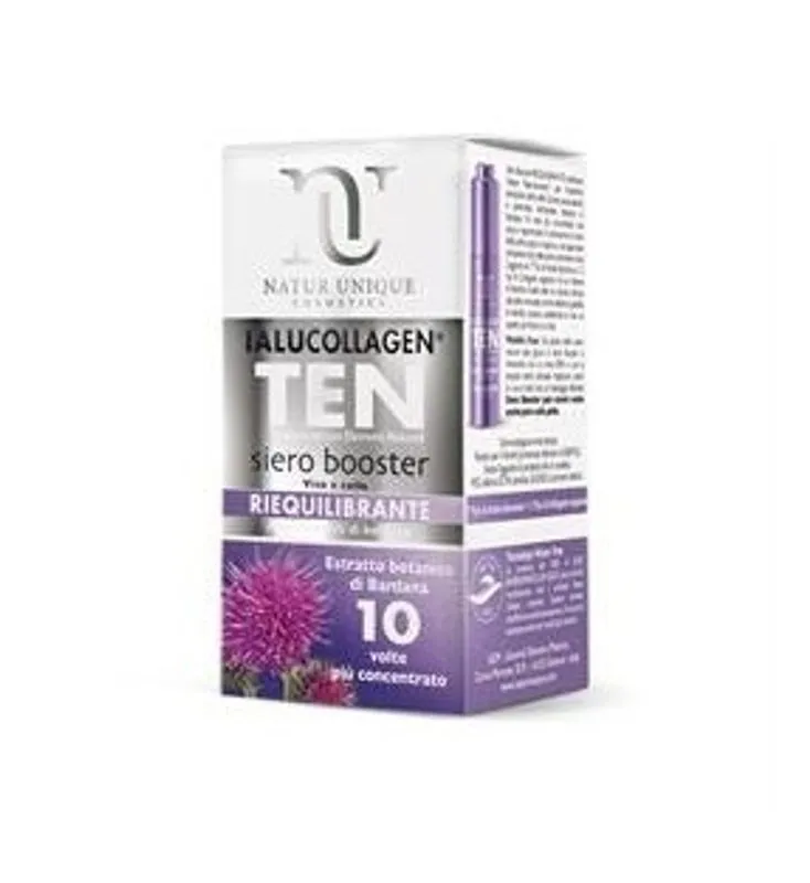 Natur Unique Ialucollagen Ten Siero Booster Viso E Collo Riequilibrante 15ml