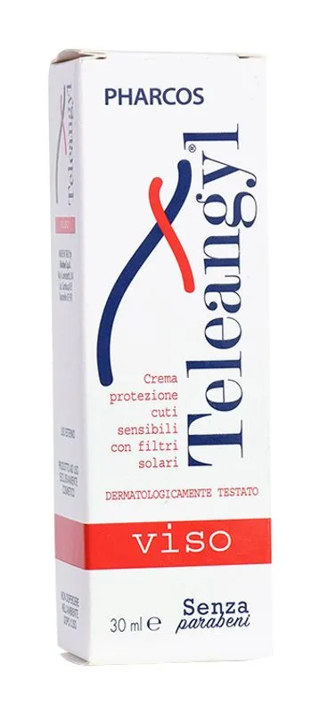BIODUE Pharcos Teleangyl Viso Crema Per Pelli Sensibili 30ml