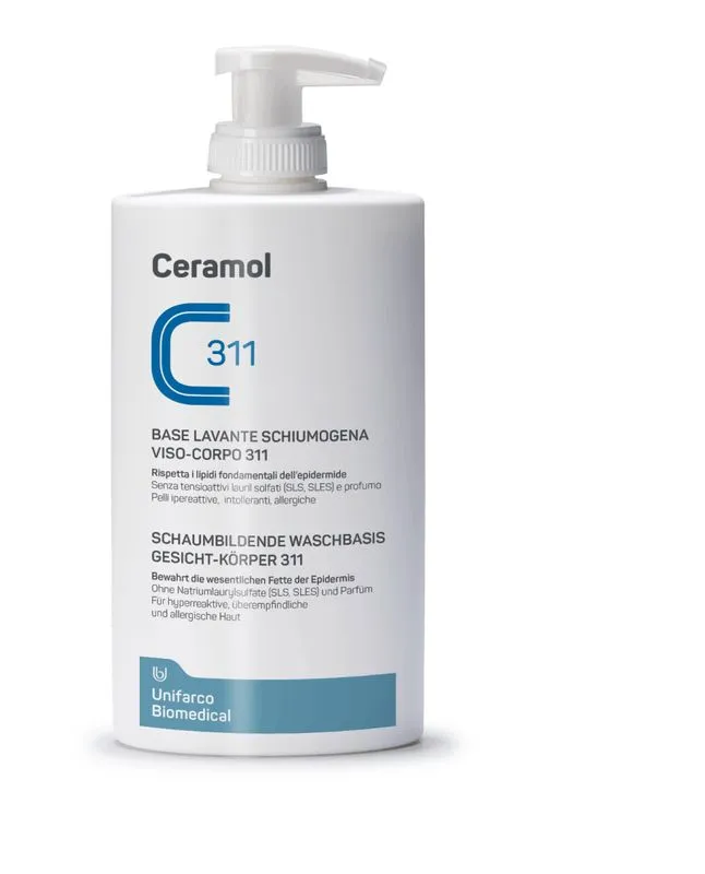 Ceramol 311 Base Lavante Schiumogena Viso E Corpo 400 Ml