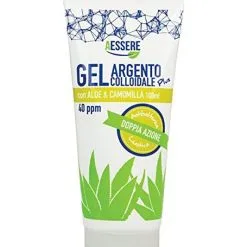 Aessere Gel Argento Colloidale Plus 40ppm Con Aloe E Camomilla 100ml