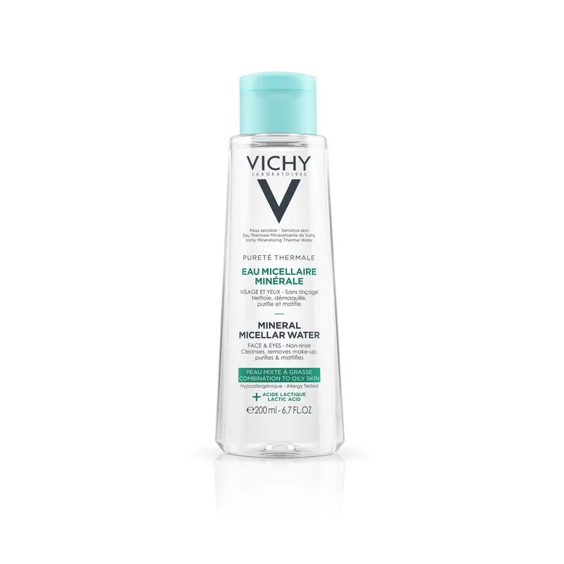 Vichy Pureté Thermale Acqua Micellare Detergente Struccante Pelle Grassa 200 Ml