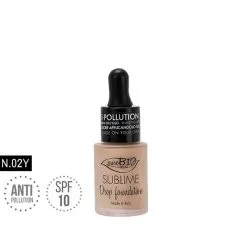 PuroBIO Cosmetics PuroBio Sublime Fondotinta Fluido SPF10 Anti-inquinamento N.02Y 15ml
