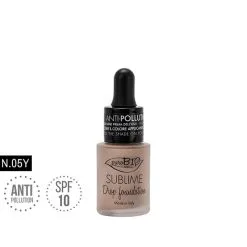 PuroBIO Cosmetics PuroBio Sublime Fondotinta Fluido SPF10 Anti-inquinamento N.05Y 15ml