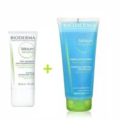 Bioderma Sébium Sensitive Pelle Acneica 30ml +Sébium Gel Moussant 200ml