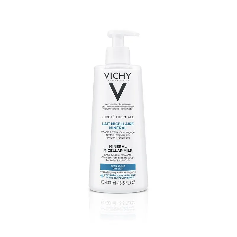 Vichy Pureté Thermale Latte Micellare Detergente Struccante Pelle Secca 400 Ml