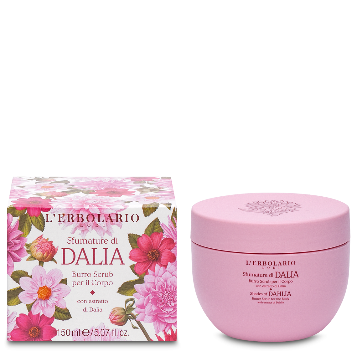 L'Erbolario Burro Scrub Per Il Corpo Sfumature Di Dalia 150ml