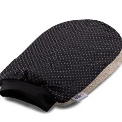 Isha Cosmetics Guanto Esfoliante Per Viso E Corpo Colore Nero 1 Pezzo