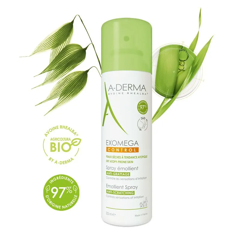 A Derma A-Derma Exomega Control Spray Emolliente 200ml