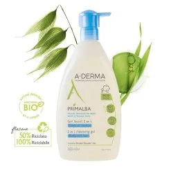A Derma A-Derma Primalba Gel Detergente 2 In 1 500ml