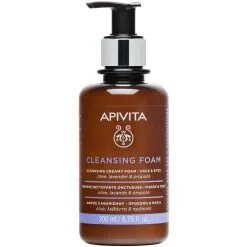 Apivita Sa Apivita Mousse Detergente Cremosa Viso/Occhi 200ml