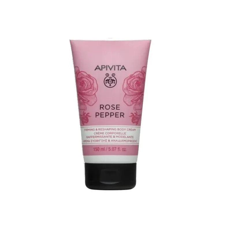 Apivita Sa Apivita Rose Pepper Crema Corpo Rassodante Rimodellante Al Pepe Rosa 150ml