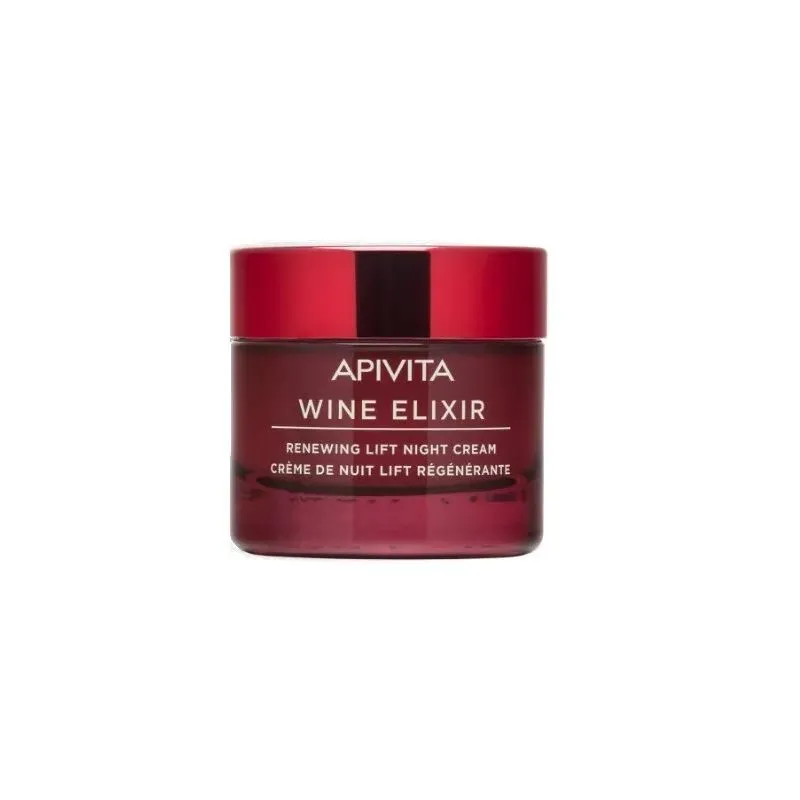 Apivita Sa Apivita New Wine Elixir Night Crema Notte Liftante Rigenerante 50ml