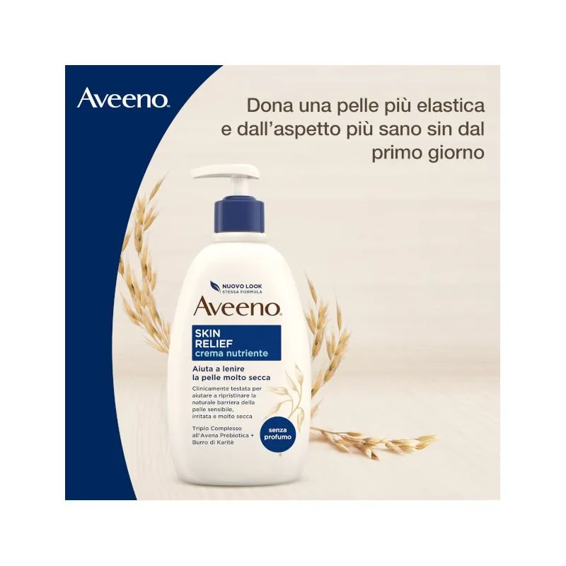 Aveeno Skin Relief Lotion Crema Lenitiva Per Pelli Secche 300ml - immagine 2