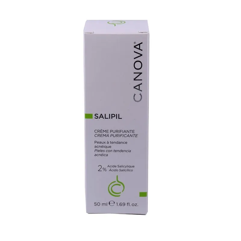 Canova Salipil Crema Viso Trattamento Acne Medio Lieve 50ml