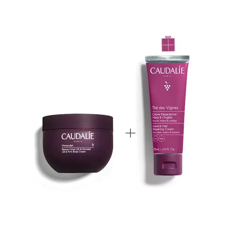 Caudalie Cofanetto Vinosculpt Balsamo Corpo 250ml + Crema Mani 75ml - immagine 3
