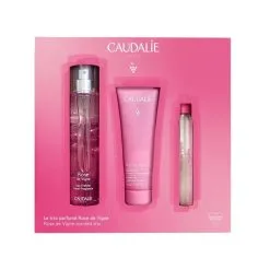 Caudalie Cofanetto Rose De Vigne Acqua Profumata 50ml + Roll-On 10ml + Gel-Doccia 50ml