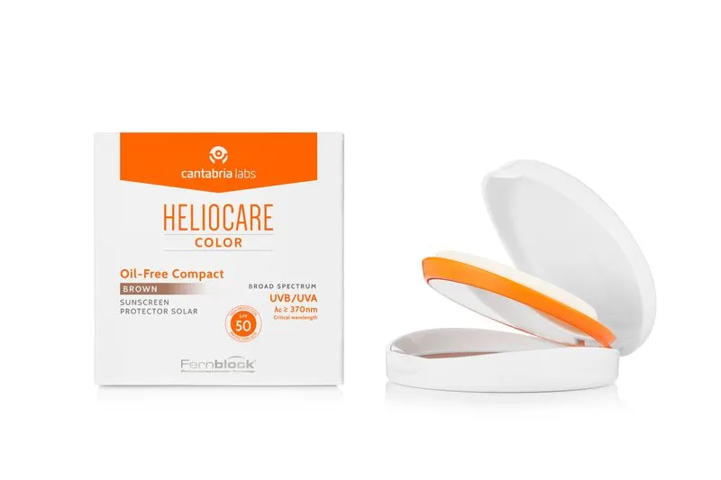Difacooper Heliocare SPF50 Cipria Oilfree Colore Brown 10g - immagine 2