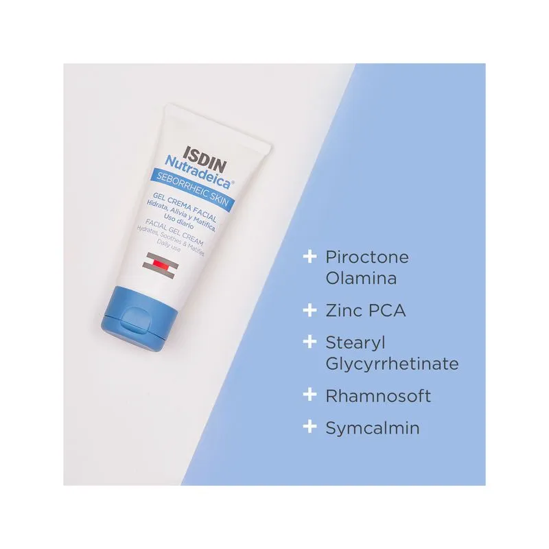 Isdin Nutradeica Gel Crema Viso Pelle Seborroica 50ml - immagine 4