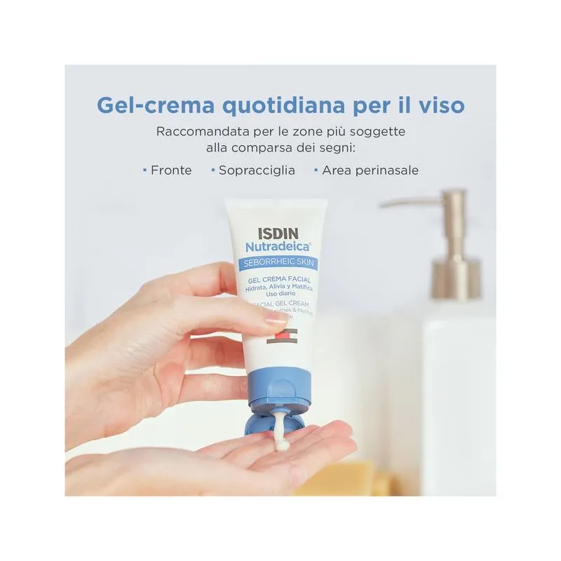 Isdin Nutradeica Gel Crema Viso Pelle Seborroica 50ml - immagine 6