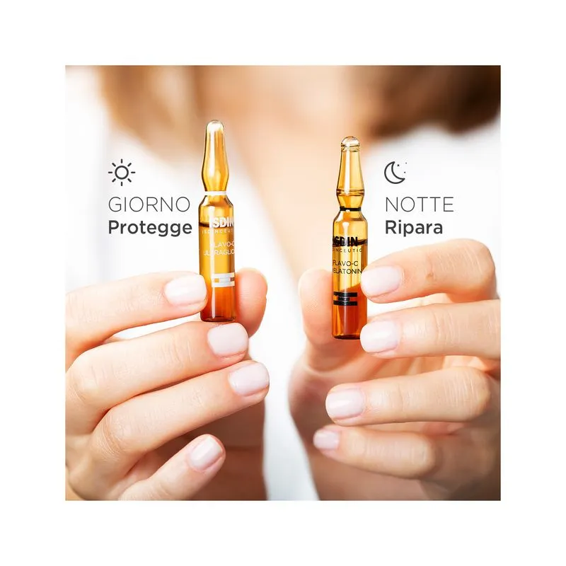 Isdin Isdinceutics Flavo C Day&Night Viso 20 Fiale - immagine 2