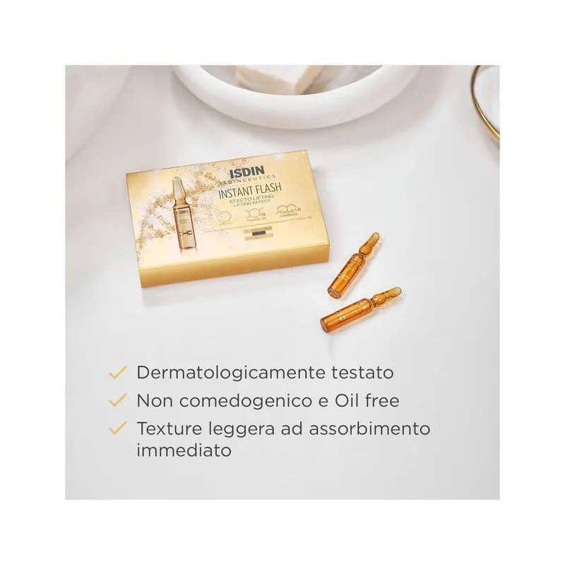Isdin Isdinceutics Instant Flash Viso 5 Fiale - immagine 5