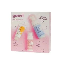 Goovi Set Mousse Detergente 100ml + Crema Viso Pelli Mature 50ml + Crema Mani Nutriente Protettiva 5