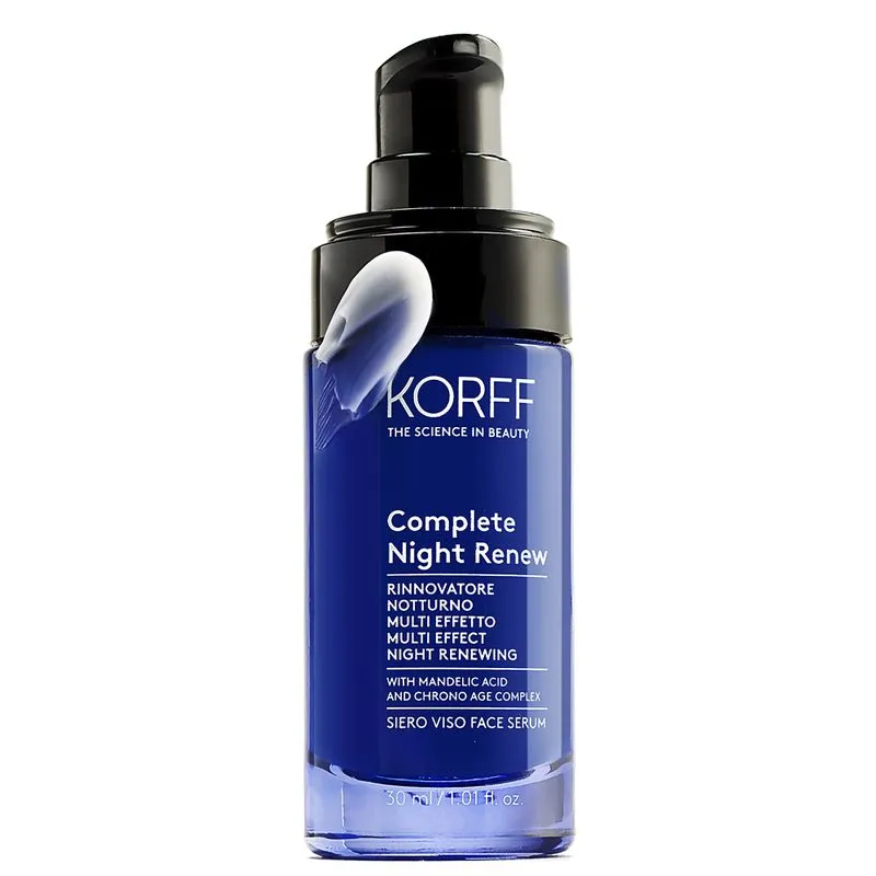 KORFF Milano Korff Complete Night Renew Siero Viso Rinnovatore Notturno Multi-effetto 30ml - immagine 3