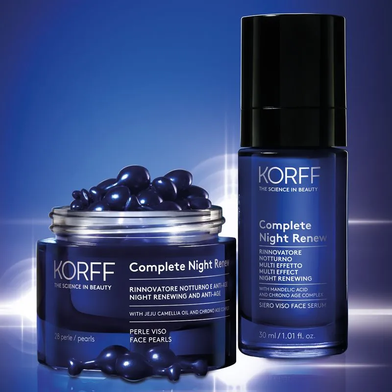 KORFF Milano Korff Complete Night Renew Siero Viso Rinnovatore Notturno Multi-effetto 30ml - immagine 7