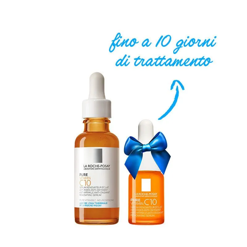 La Roche-Posay Pure Vitamin C10 Siero 30ml +IN OMAGGIO 10ml