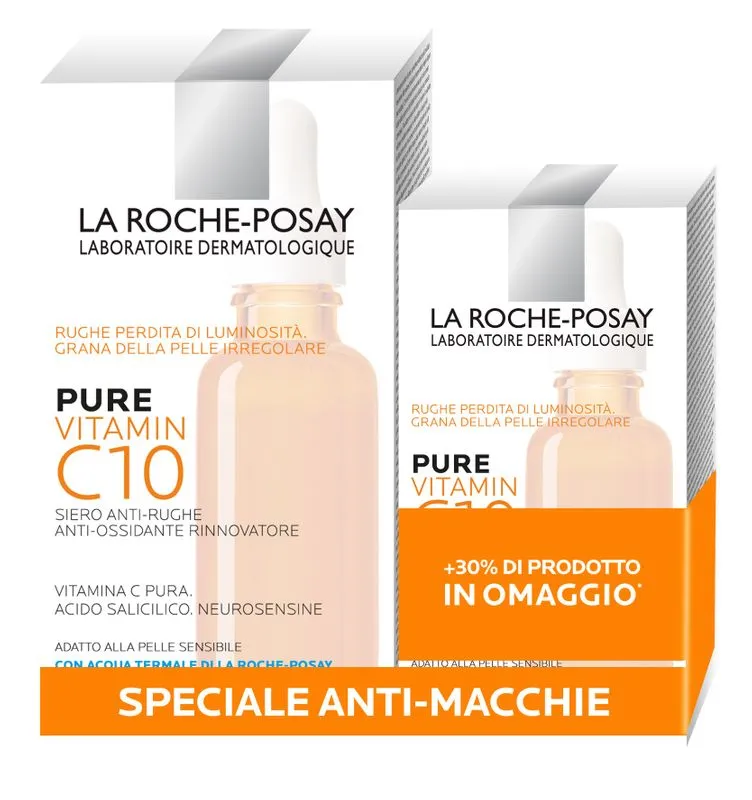 La Roche-Posay Pure Vitamin C10 Siero 30ml +IN OMAGGIO 10ml - immagine 2