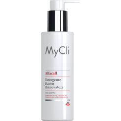 Perlapelle Srl Mycli Alfacall Detergente Viso/Corpo Started Rinnovatore 200ml