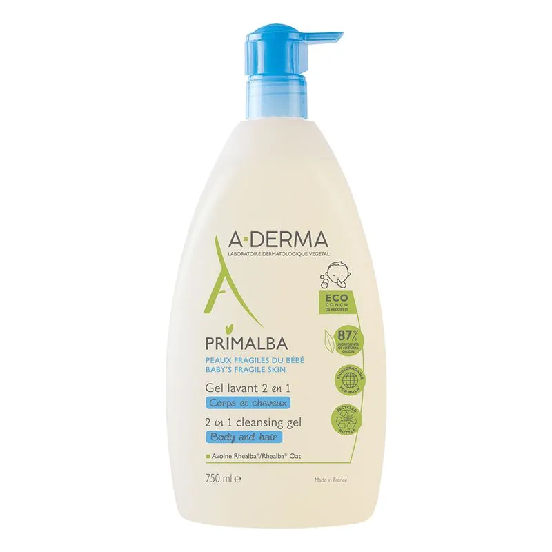 A Derma A-Derma Primalba Gel Detergente 2 In 1 750ml - immagine 2