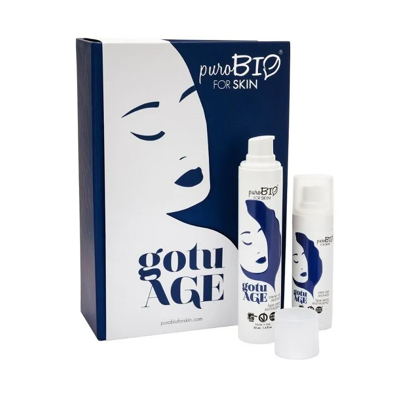PuroBIO Cosmetics PuroBio GotuAge Box Limited Edition Kit Crema Viso Anti-age + Siero Viso Anti-age