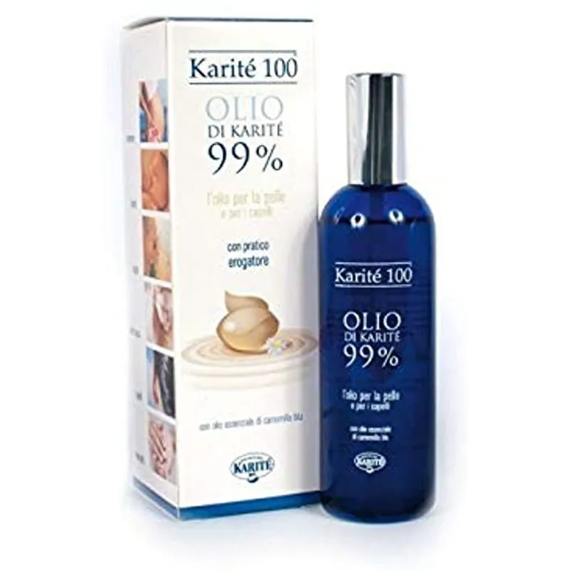 Soc. Del Karite Società Del Karité 100 Olio Di Karitè 99% Per Pelle E Capelli 100ml