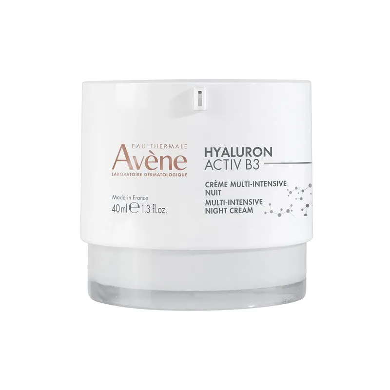 Eau Thermale Avène Hyaluron Activ B3 Crema Notte Multi-Intensiva Antirughe 40ml