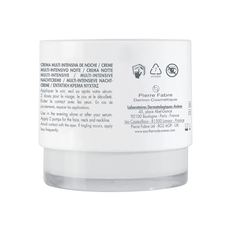Eau Thermale Avène Hyaluron Activ B3 Crema Notte Multi-Intensiva Antirughe 40ml - immagine 2