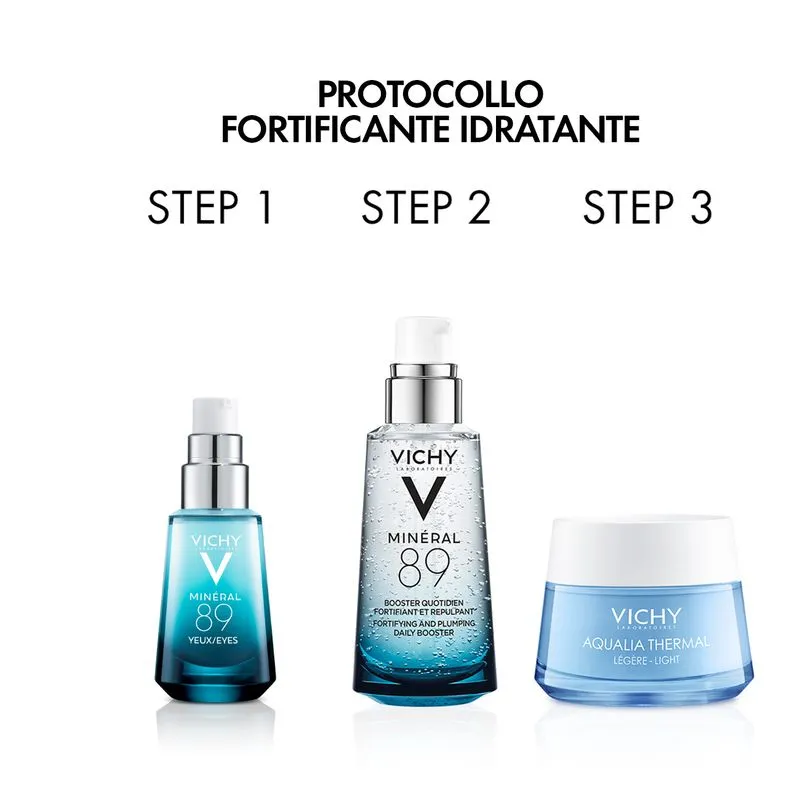 Vichy Mineral 89 Booster Quotidiano Fortificante E Rimpolpante Con Acido Ialuronico 50 Ml - immagine 7